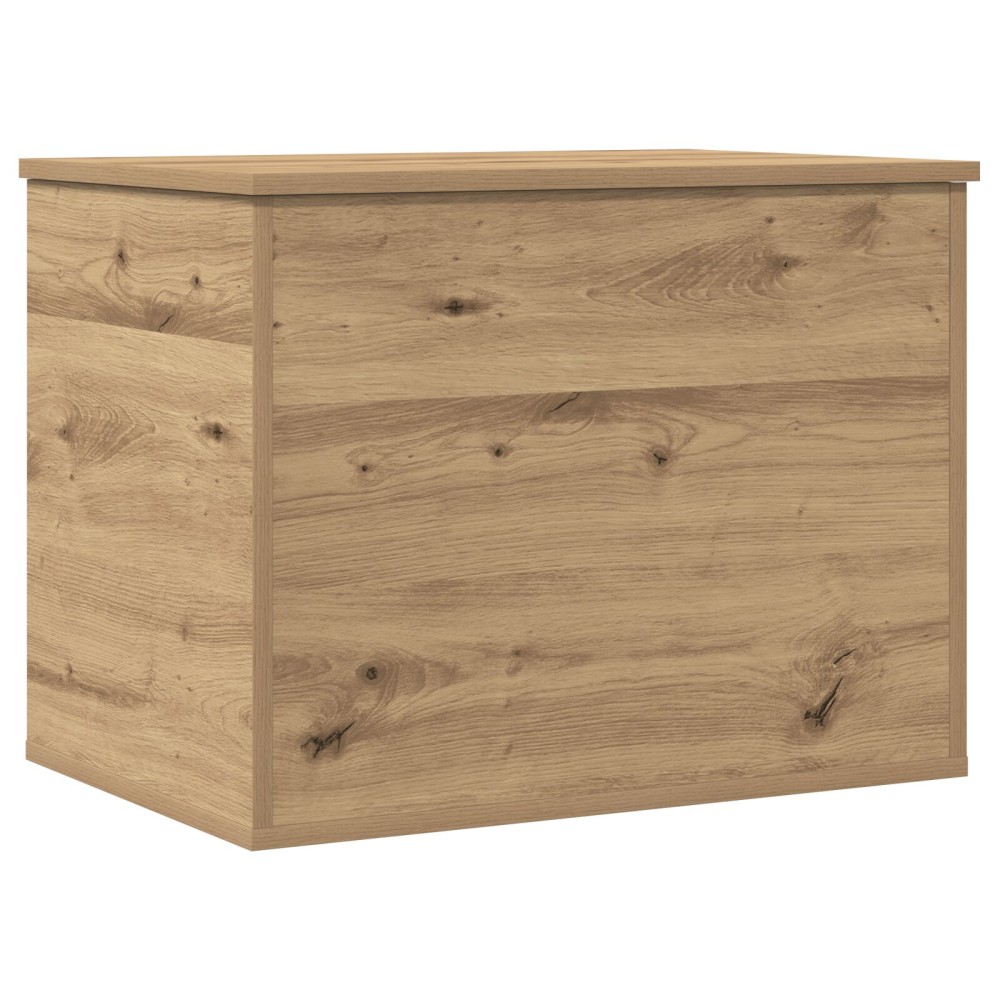 vidaXL Κουτί Αποθήκευσης με Καπάκι σε Στυλ Artisan Oak 60x42x46 εκ Επεξεργασμένο Ξύλο