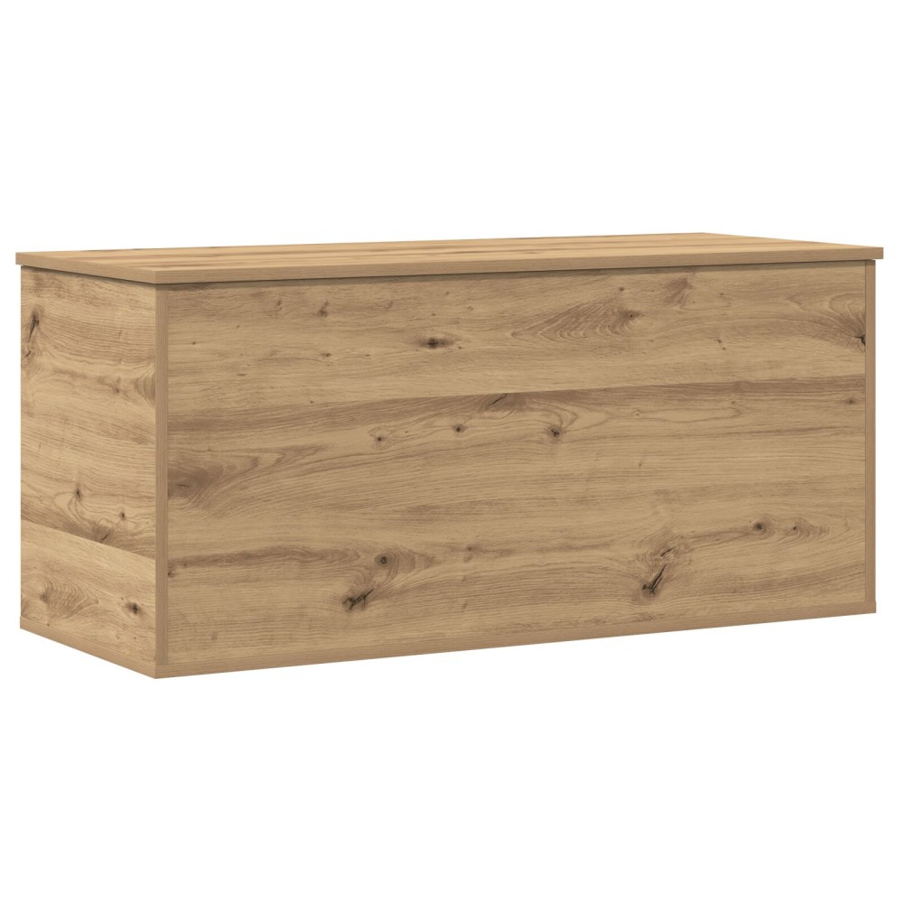 Κουτί αποθήκευσης vidaXL με καπάκι Artisan Oak 100x42x46 εκ. από Κατασκευασμένο Ξύλο