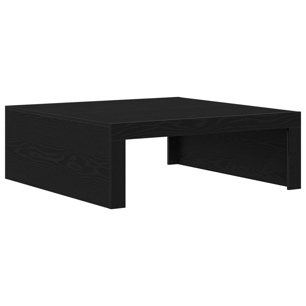 vidaXL Μαύρο Τραπεζάκι Σαλονιού - 100x100x35 εκ. Φτιαγμένο από Σύνθετο Ξύλο