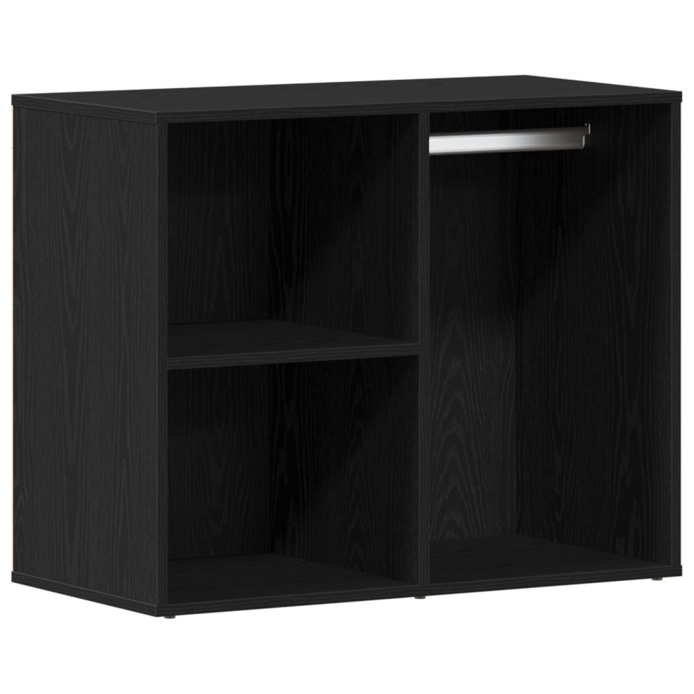 vidaXL Μαύρος Δρυς Καλλυντικό Ντουλάπι - 80x40x65 εκ