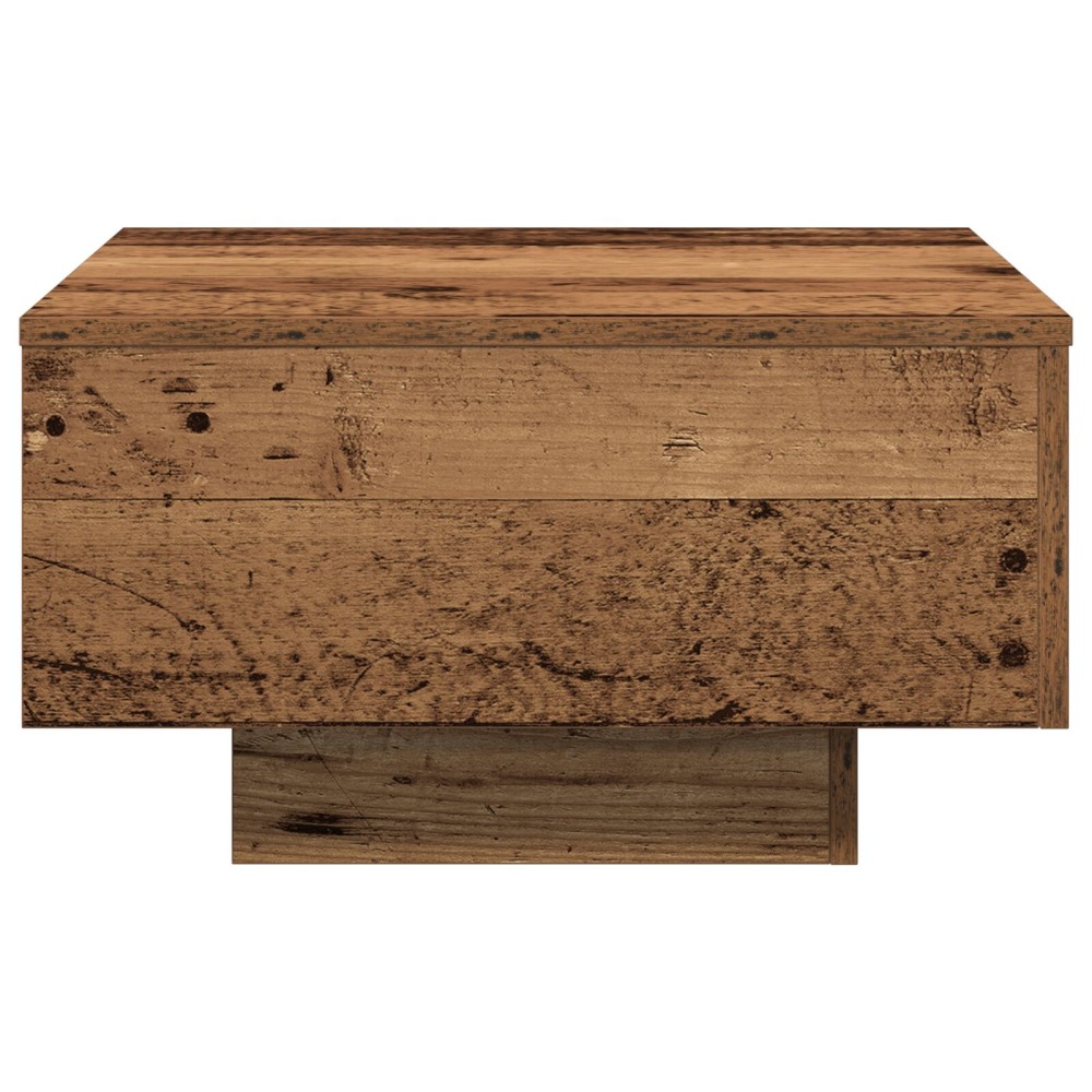vidaXL Τραπεζάκι Καφέ, Παλιό Ξύλο, 55x55x31 εκ, Κατασκευασμένο Ξύλο