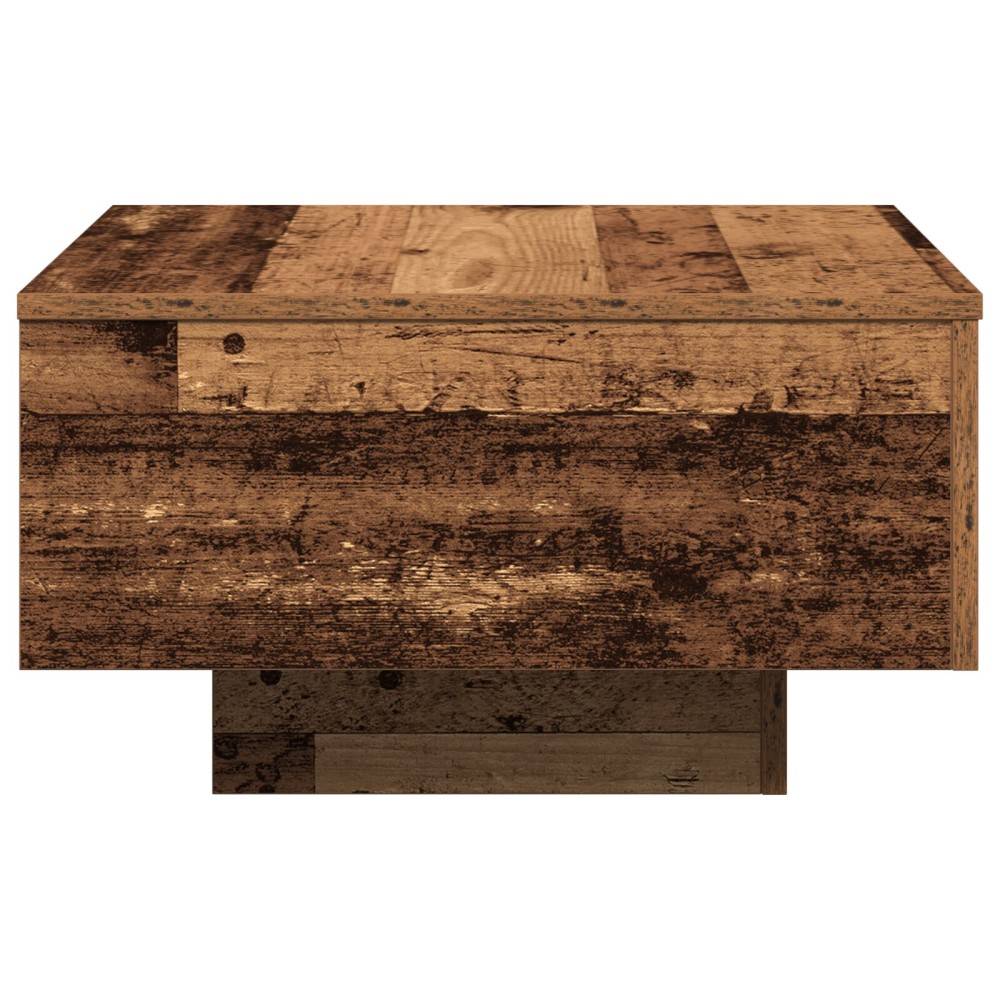 vidaXL Τραπεζάκι Καφέ, Παλιό Ξύλο, 55x55x31 εκ, Κατασκευασμένο Ξύλο