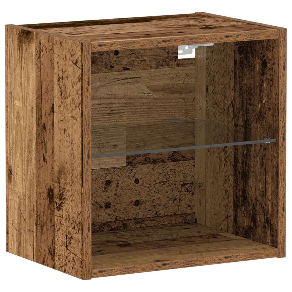 Floating Shelf από παλιό ξύλο 40x28,5x40 εκ. Κατασκευασμένο από MDF