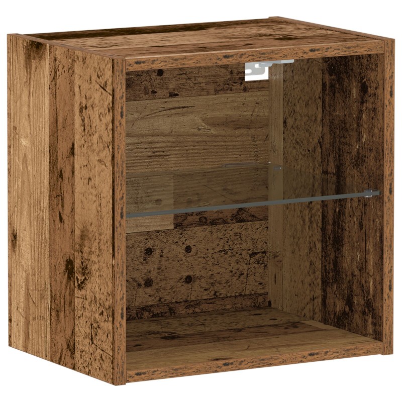 Floating Shelf από παλιό ξύλο 40x28,5x40 εκ. Κατασκευασμένο από MDF