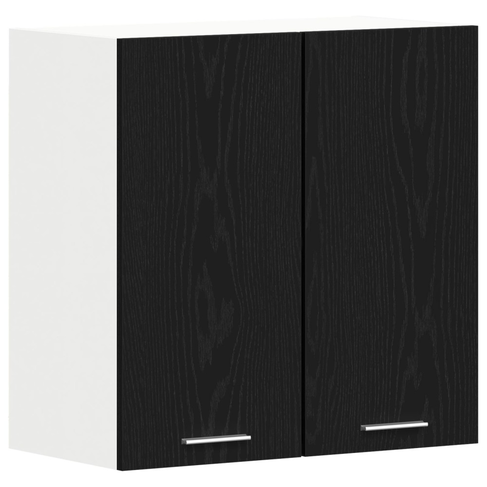 vidaXL Μαύρο Δέντρο Κρεμαστό Ντουλάπι 60x31x60 εκ Φτιαγμένο από Επεξεργασμένο Ξύλο