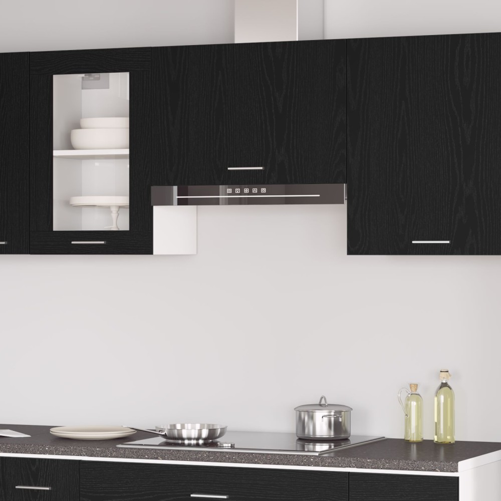 vidaXL Κρεμασμένο Ντουλάπι σε Μαύρη Δρυς - 60x31x60 εκ