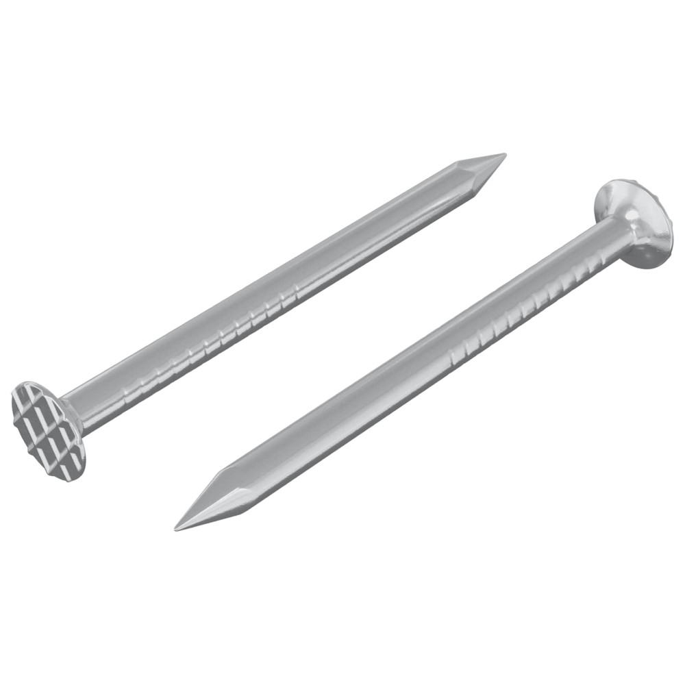 vidaXL Νύχια για Ξύλο 2 pcs Ασημί Ø 3 x 15 χιλ Μέταλλο