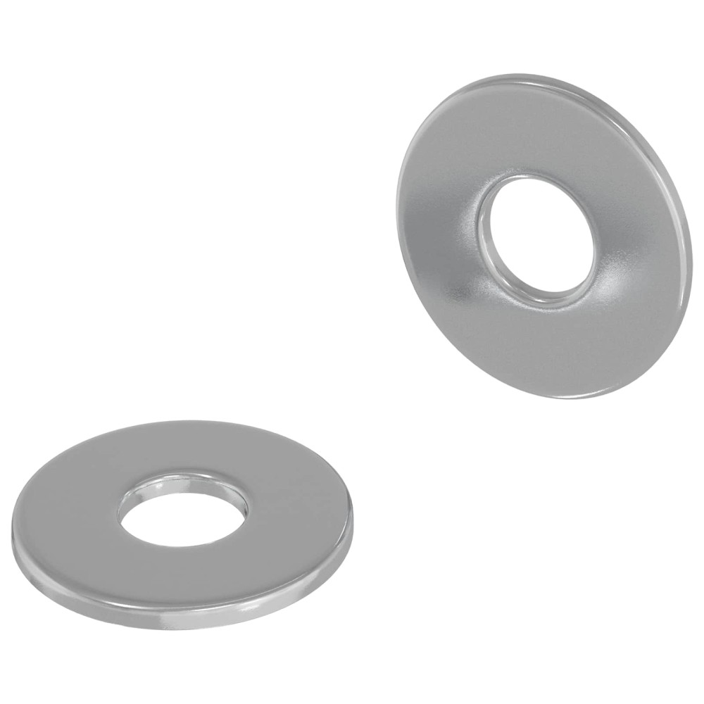 vidaXL Βίδες 2 pcs Ασημί 12 x 12 x 1,2 χιλ Σίδερο