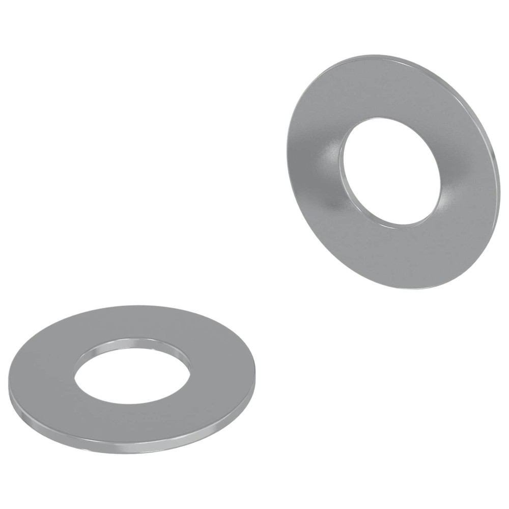 vidaXL Βίδες 2 pcs Ασημί 16 x 16 x 1,5 εκ Σίδερο