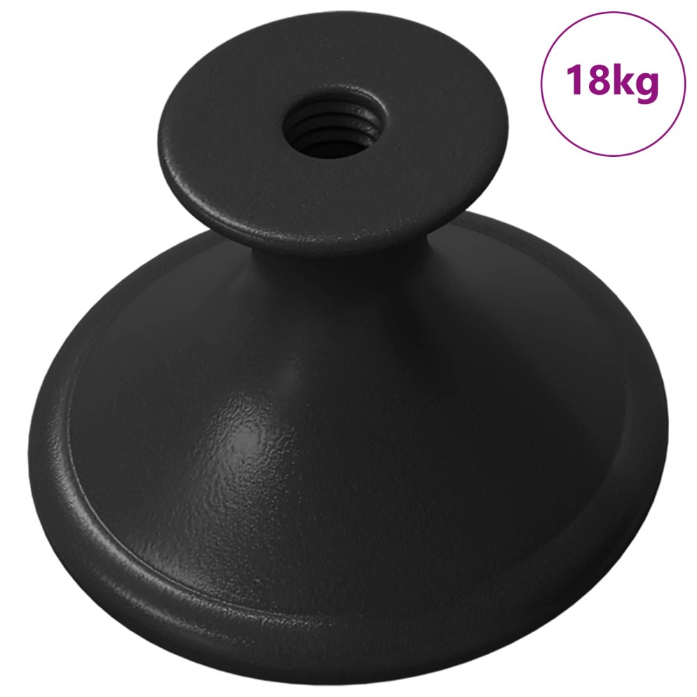 vidaXL Λαβή 1461 pcs Μαύρο Ø30 χιλ. Αλουμίνιο