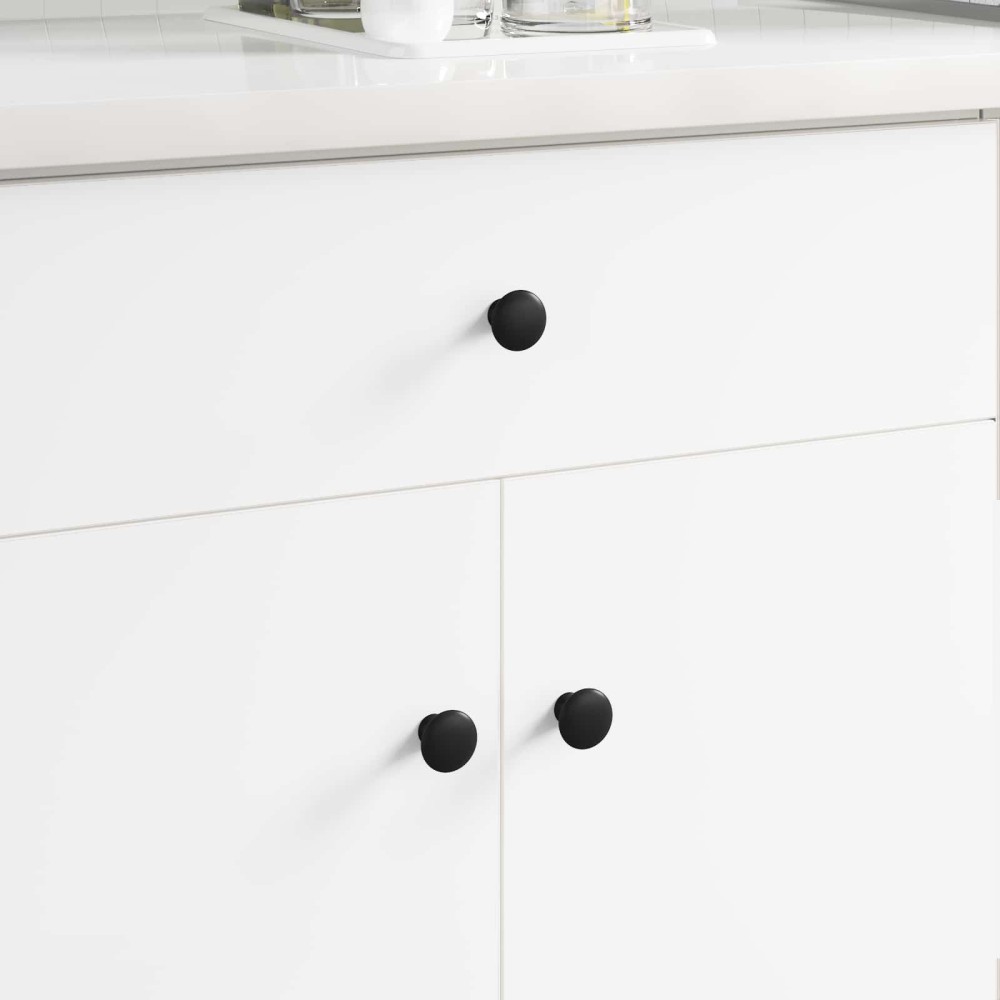 vidaXL Λαβή 1461 pcs Μαύρο Ø30 χιλ. Αλουμίνιο