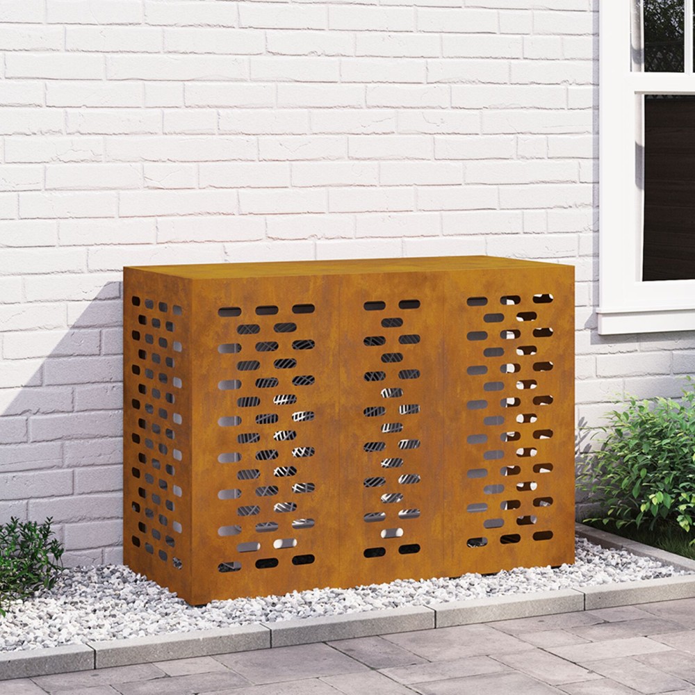 vidaXL Κάλυμμα AC  110x50x80 εκ από Αδιάβροχο Χάλυβα
