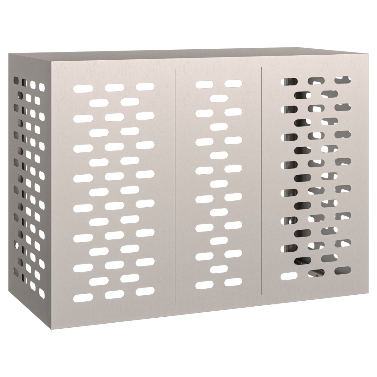 vidaXL Κάλυμμα AC  110x50x80 εκ από Αδιάβροχο Χάλυβα