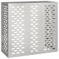 vidaXL Κάλυμμα Κλιματιστικού  110x50x105 εκ Ανοξείδωτο Ατσάλι