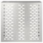vidaXL Κάλυμμα Κλιματιστικού  110x50x105 εκ Ανοξείδωτο Ατσάλι