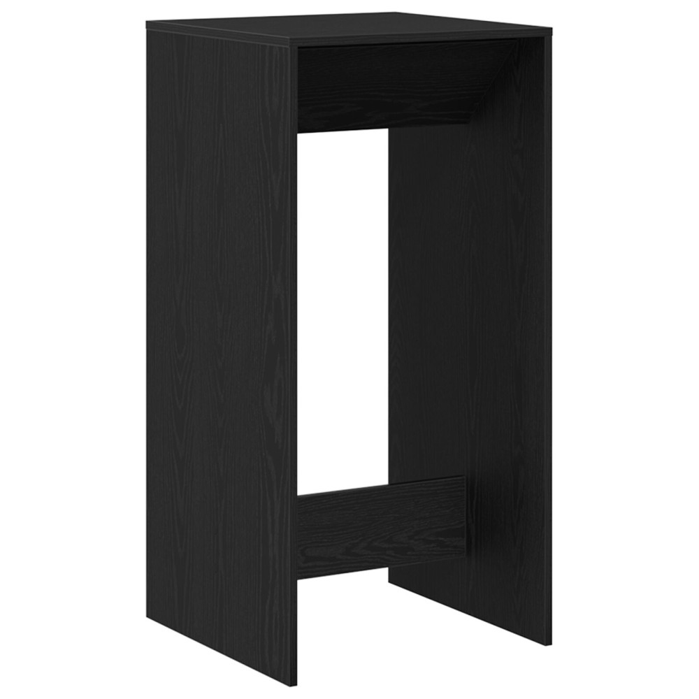 vidaXL Τραπέζι Μπαρ Μαύρο Δρυς 51x50x103,5 εκ Μηχανικά Ξύλο