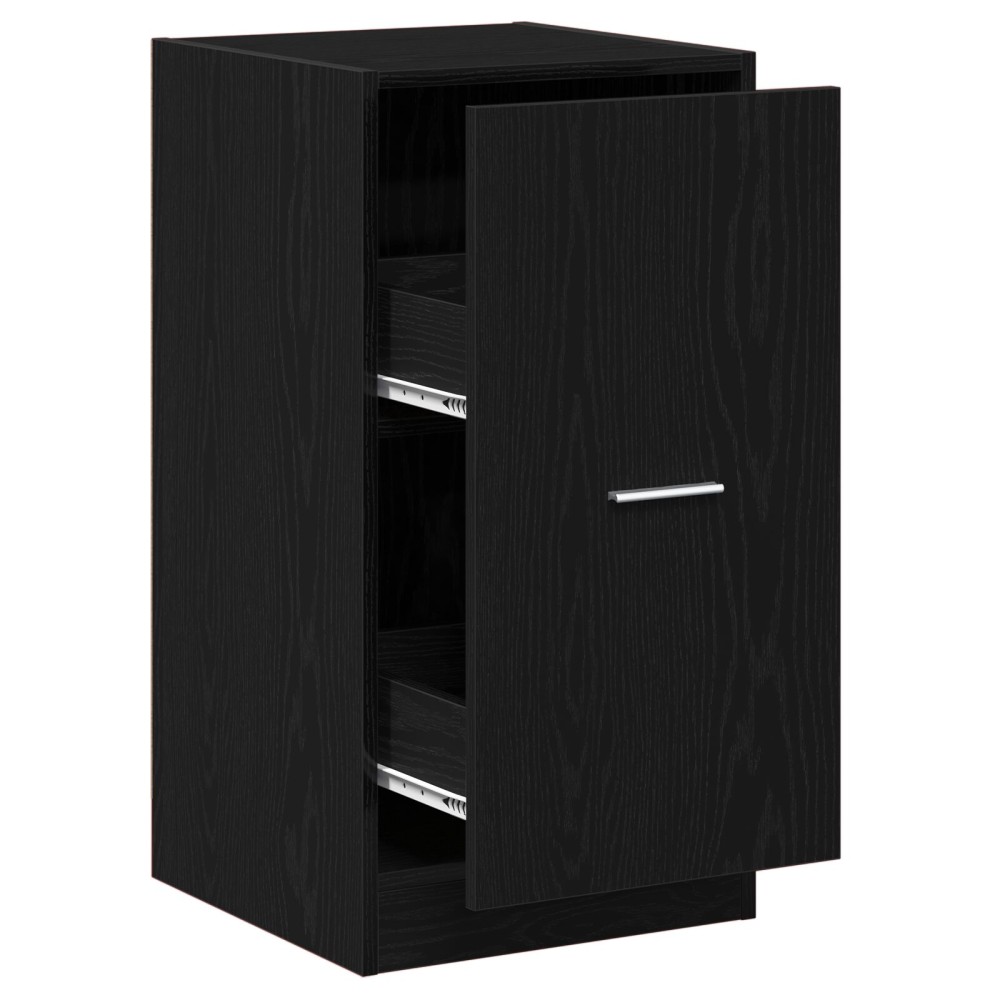 vidaXL Φαρμακοποιός Ντουλάπι Μαύρη Δρυς 40x41x77,5 εκ. Επεξεργασμένο Ξύλο