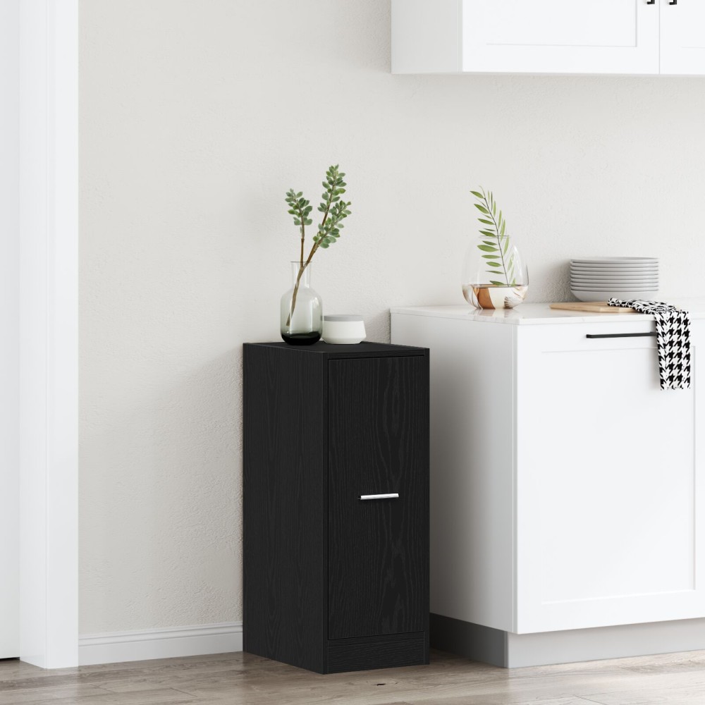 vidaXL Φαρμακοποιός Ντουλάπι Μαύρη Δρυς 40x41x77,5 εκ. Επεξεργασμένο Ξύλο