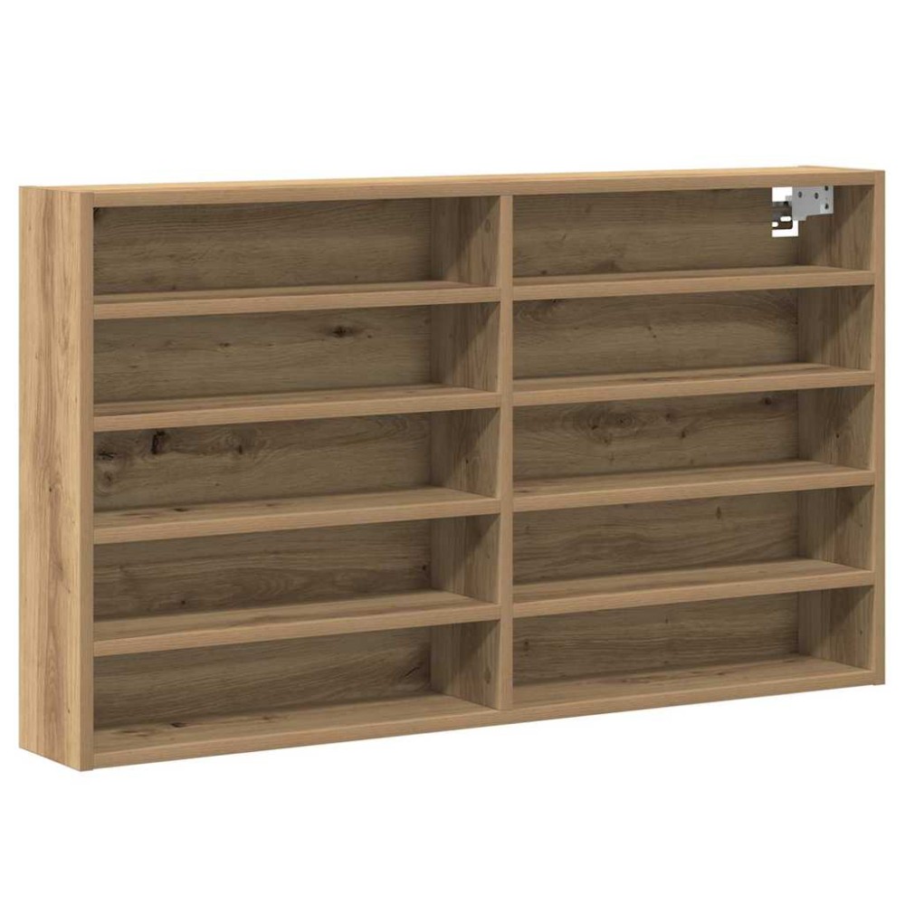 vidaXL Βιτρίνα artisan δρυς 100 x 15 x 58 cm Επεξεργασμένο ξύλο