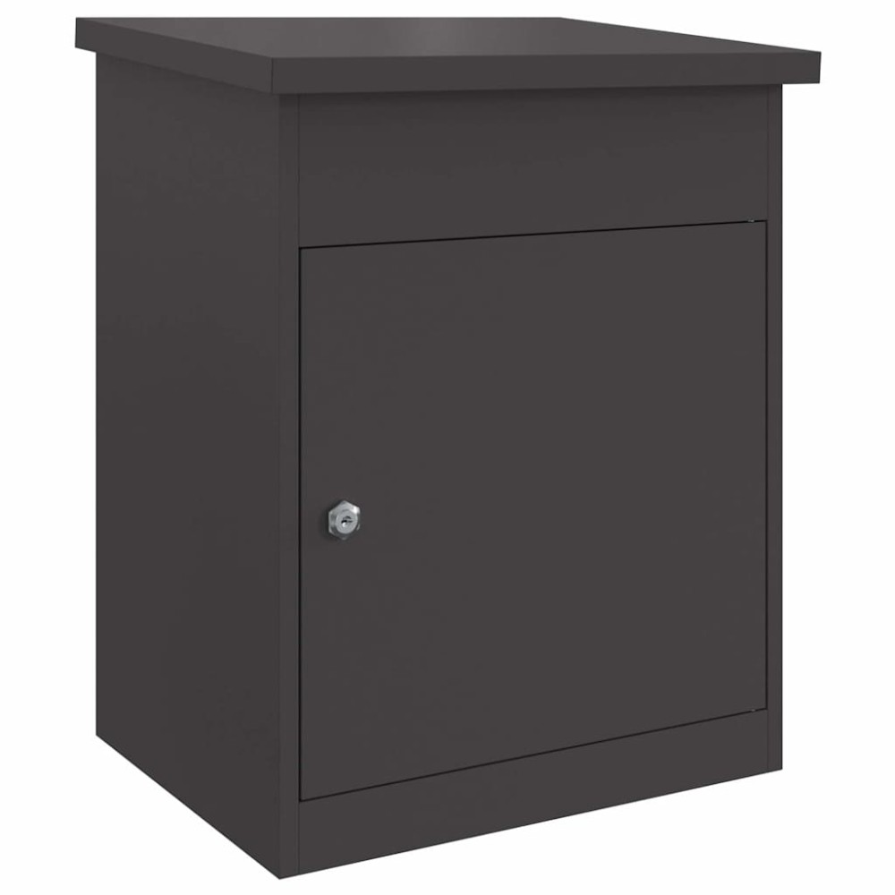 vidaXL Θυρίδα Πακέτων Μαύρο 44 x 35 x 59 εκατοστά Ατσάλι
