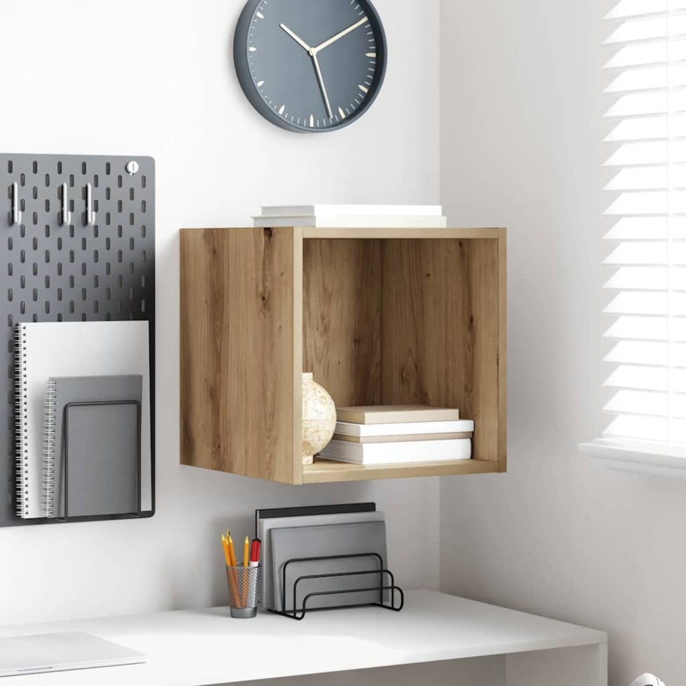 vidaXL Ντουλάπα Τοίχου artisan δρυς 37 x 37 x 37 εκ Επεξεργασμένο ξύλο