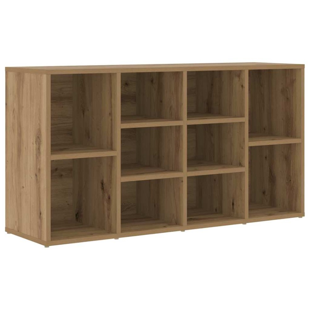 vidaXL Πάγκος για παπούτσια με ράφι artisan δρυς 103 x 30 x 54.5 εκ