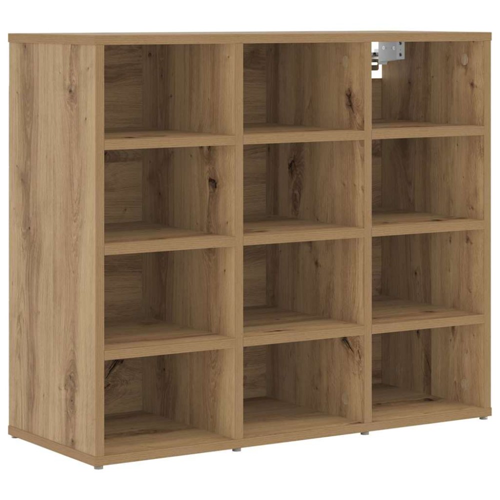 vidaXL Ντουλάπα Παπουτσιών με ράφι artisan δρυς 77.5 x 30 x 67 εκ.