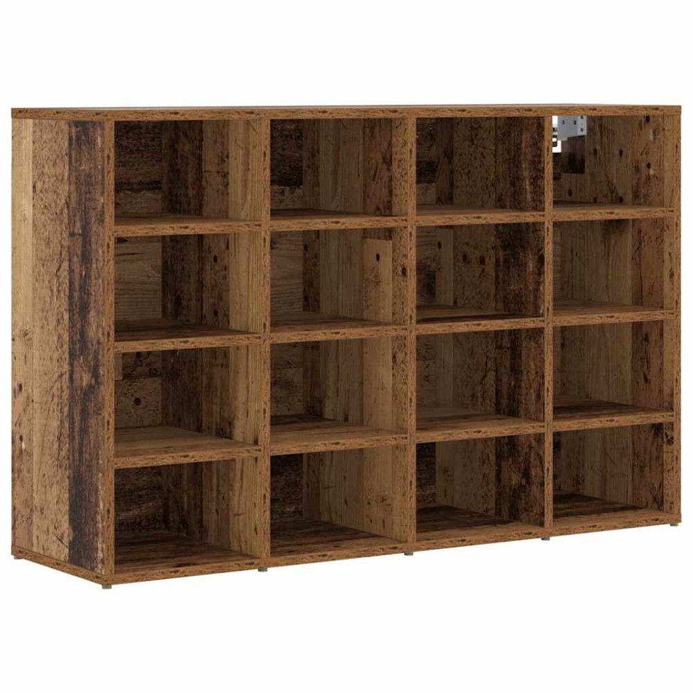 vidaXL Ντουλάπα Παπουτσιών Παλαιό ξύλο 103x30x51 εκ Επεξεργασμένο ξύλο