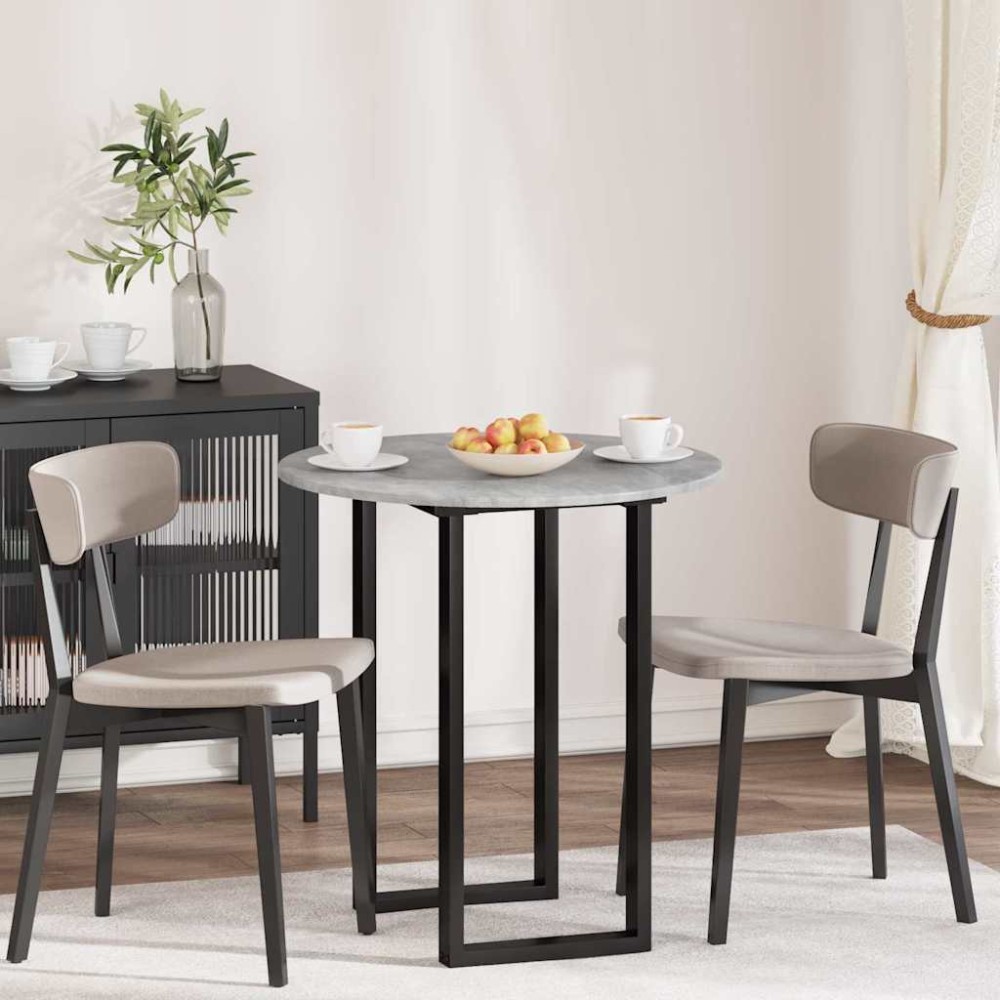 vidaXL Καπάκι τραπεζιού Γκρι σκυροδέματος 70 x 70 x 1.5 cm