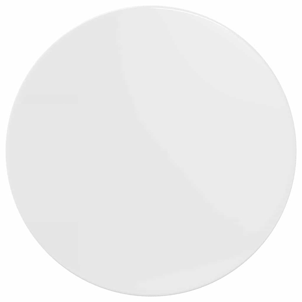vidaXL Καπάκι τραπεζιού Γυαλιστερό λευκό 70 x 70 x 1.5 cm