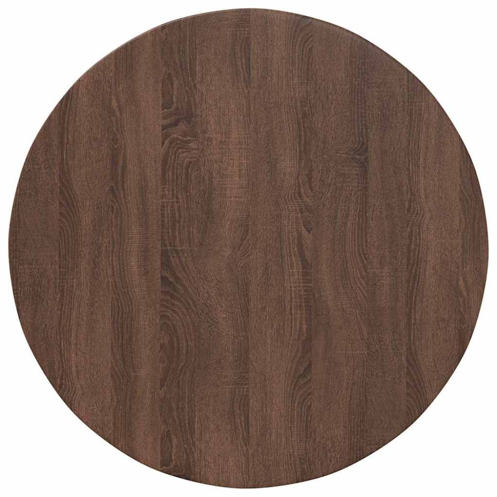 vidaXL Καπάκι τραπεζιού Καφέ δρυς 80 x 80 x 1.5 cm Επεξεργασμένο ξύλο