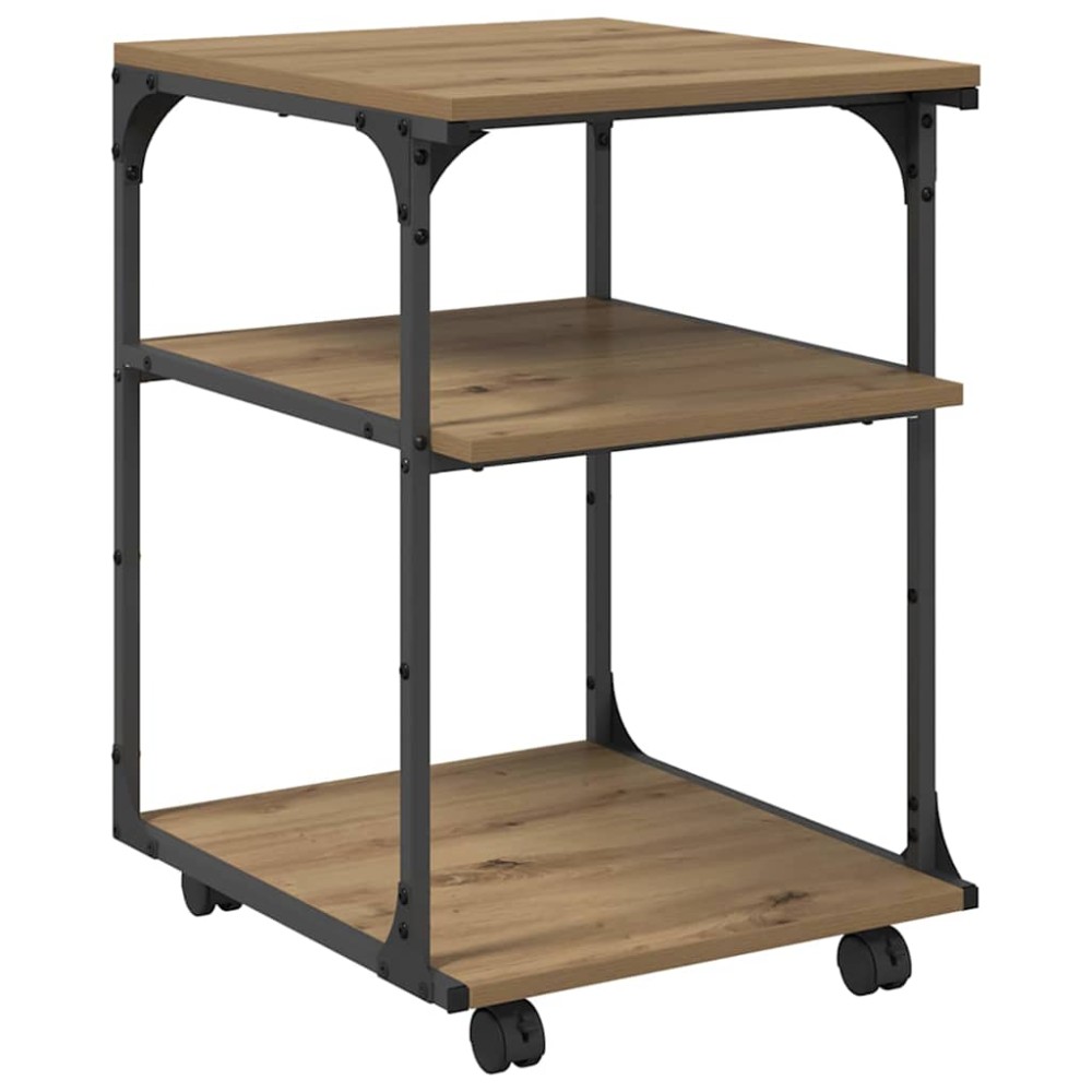 vidaXL Σταντ Εκτυπωτή Artisan Oak 43 x 48 x 64 εκ Επεξεργασμένο ξύλο