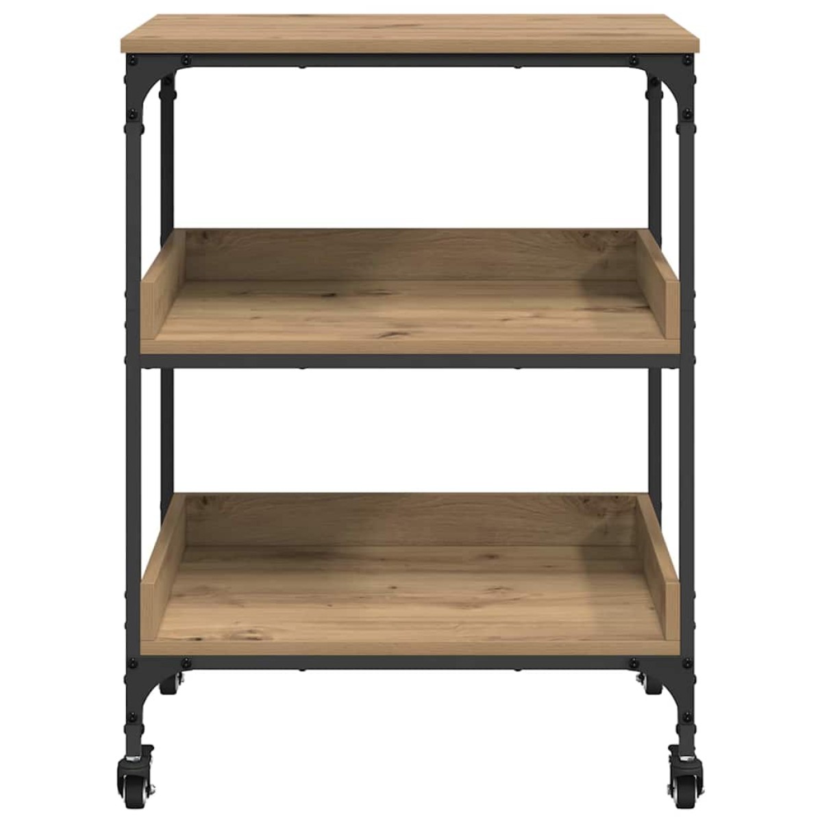 vidaXL Καρότσι Κουζίνας Artisan Oak 60 x 41 x 80.5 εκ.