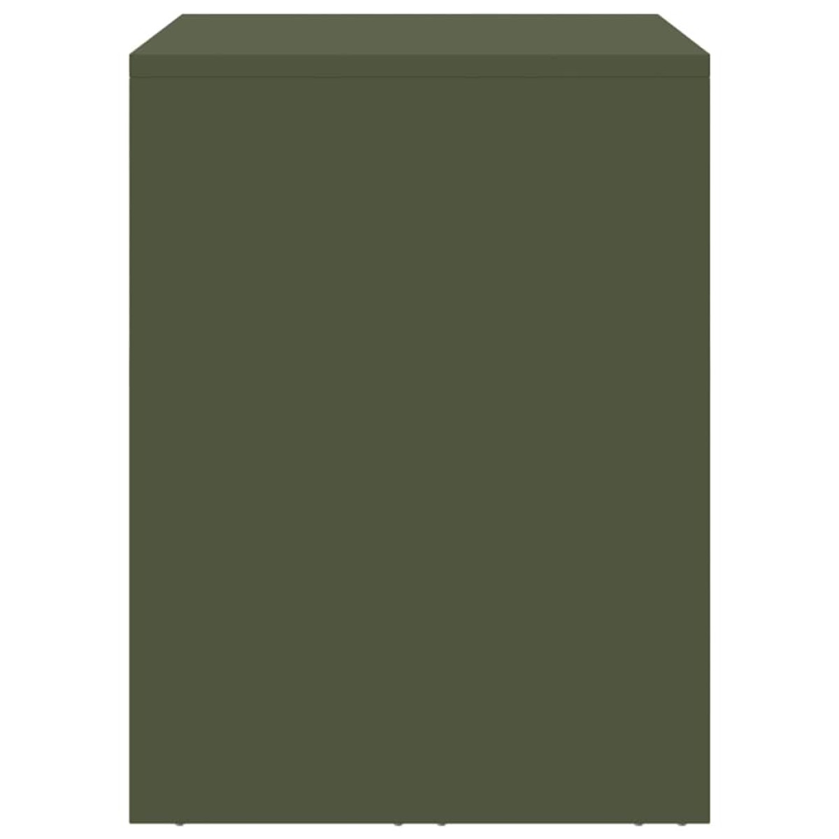 vidaXL Ντουλάπι τοίχου για γκαράζ Λαδί 90 x 40 x 53 εκ