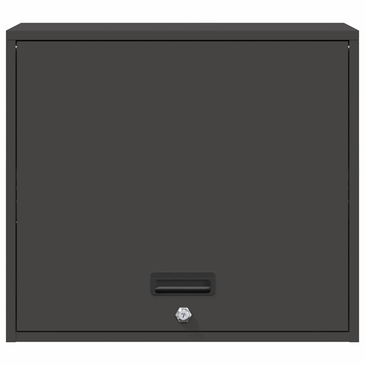 vidaXL Ντουλάπι τοίχου για γκαράζ Μαύρο 60 x 40 x 53 εκ