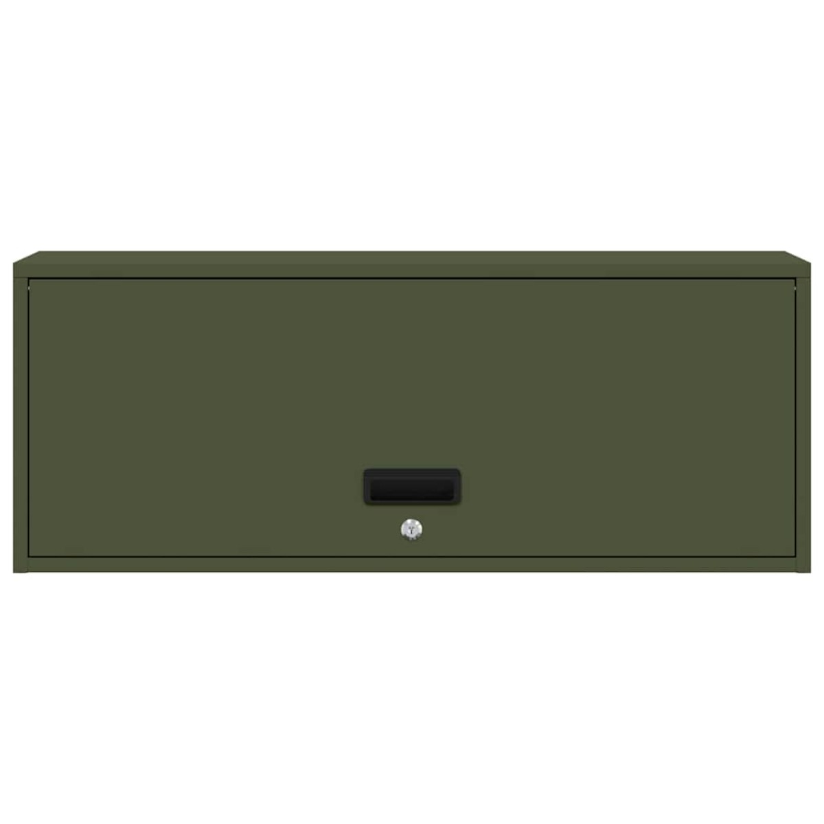 vidaXL Ντουλάπι τοίχου για γκαράζ Λαδί 90 x 33 x 35 εκ