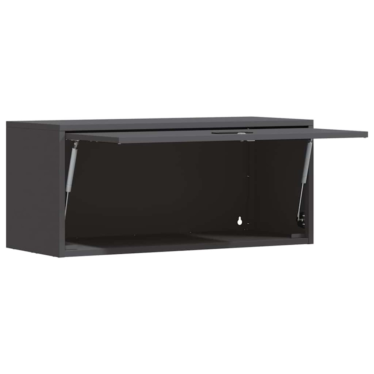 vidaXL Ντουλάπι τοίχου για γκαράζ Μαύρο 80 x 33 x 35 εκ