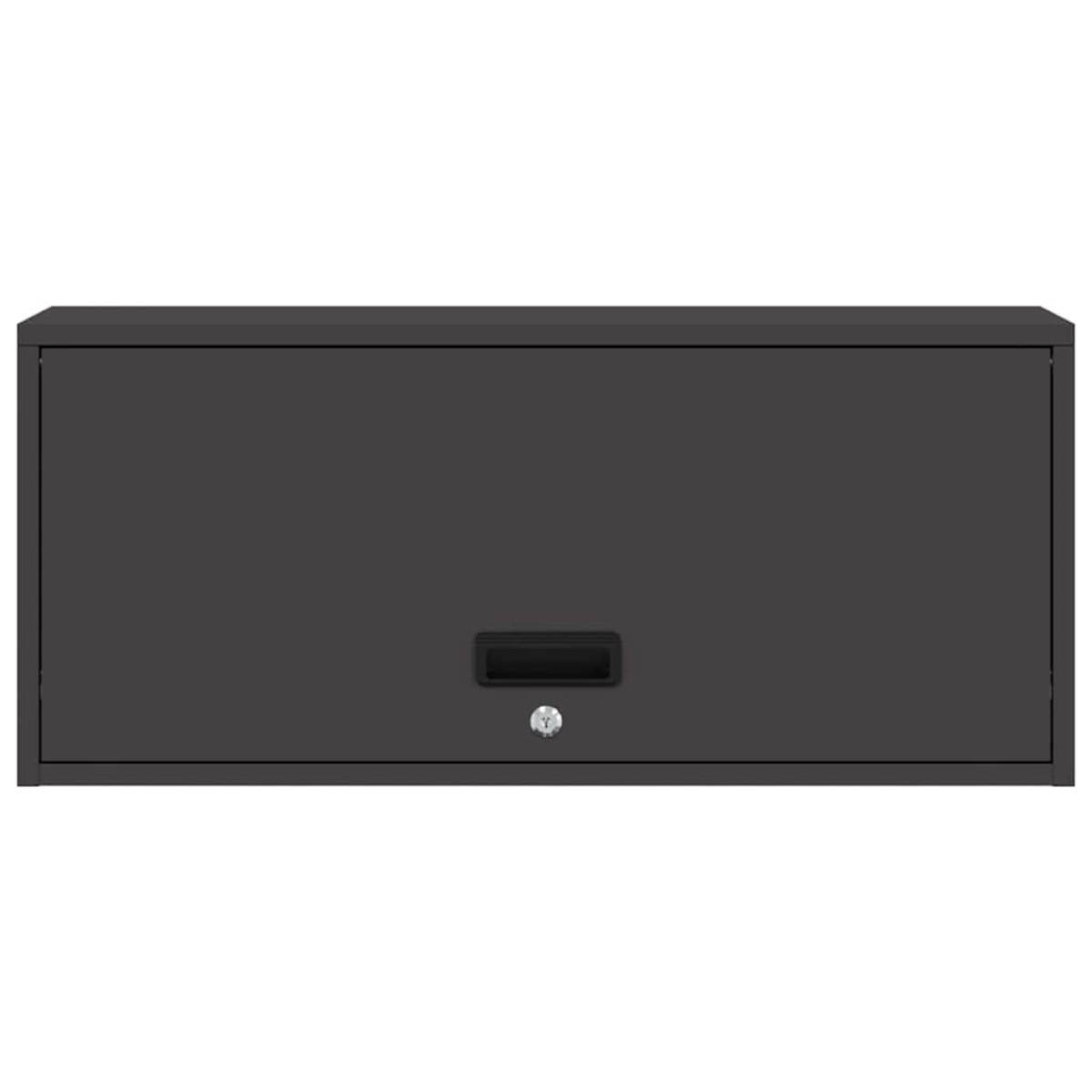 vidaXL Ντουλάπι τοίχου για γκαράζ Μαύρο 80 x 33 x 35 εκ