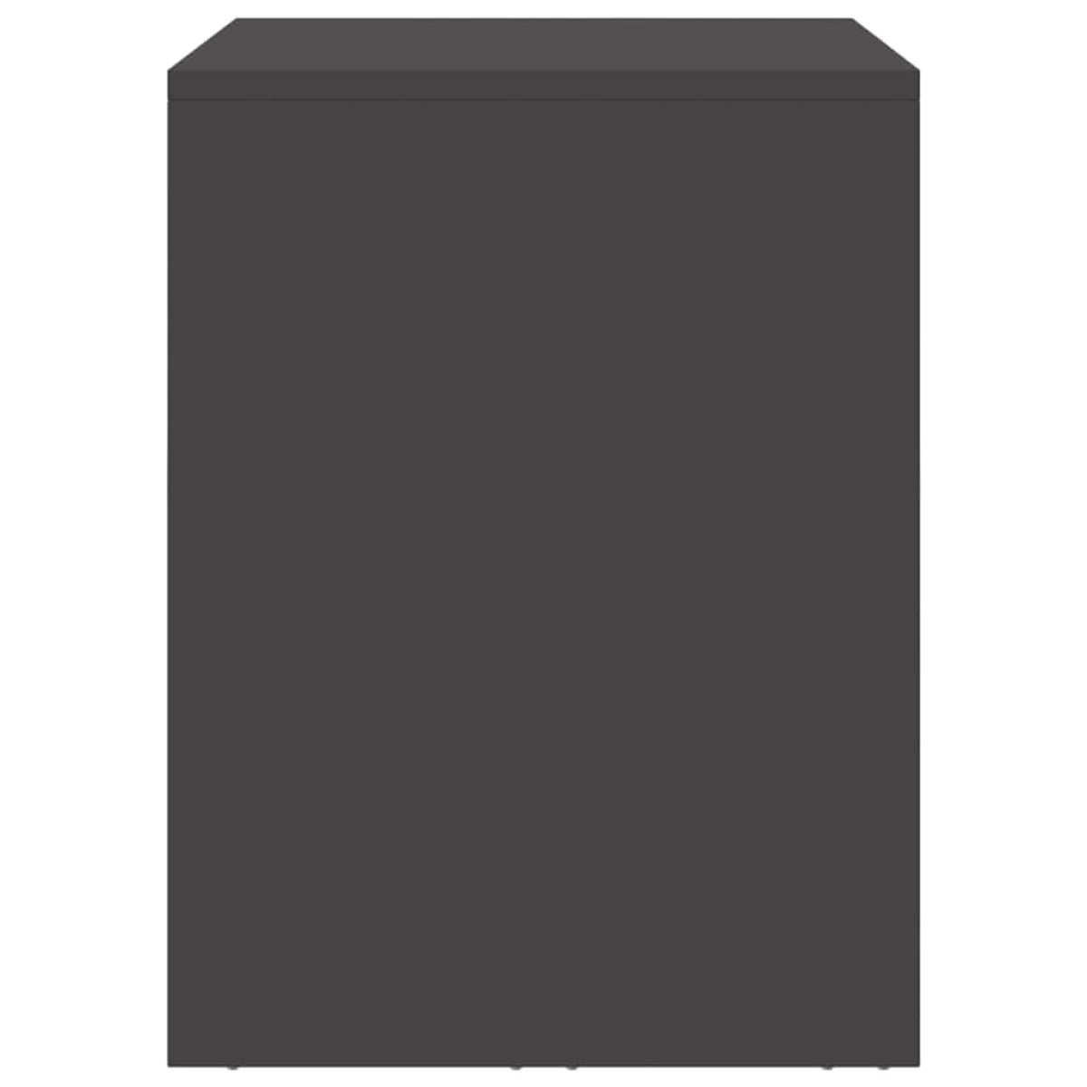 vidaXL Ντουλάπι τοίχου για γκαράζ Μαύρο 80 x 33 x 35 εκ