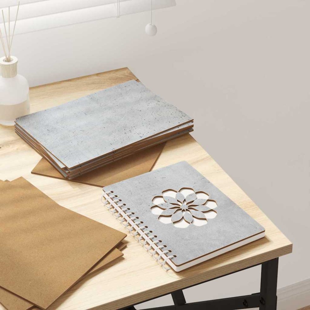 vidaXL Διακοσμητικά Πάνελ 150 pcs Σκυρόδεμα Γκρι 21 x 30 x 0,27 εκ