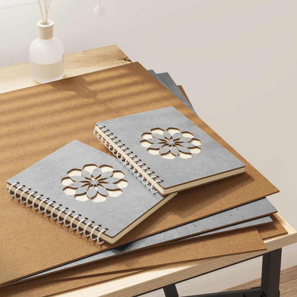 vidaXL Διακοσμητικά Πάνελ 50 pcs Σκυρόδεμα Γκρι 40 x 60 x 0.27 εκ