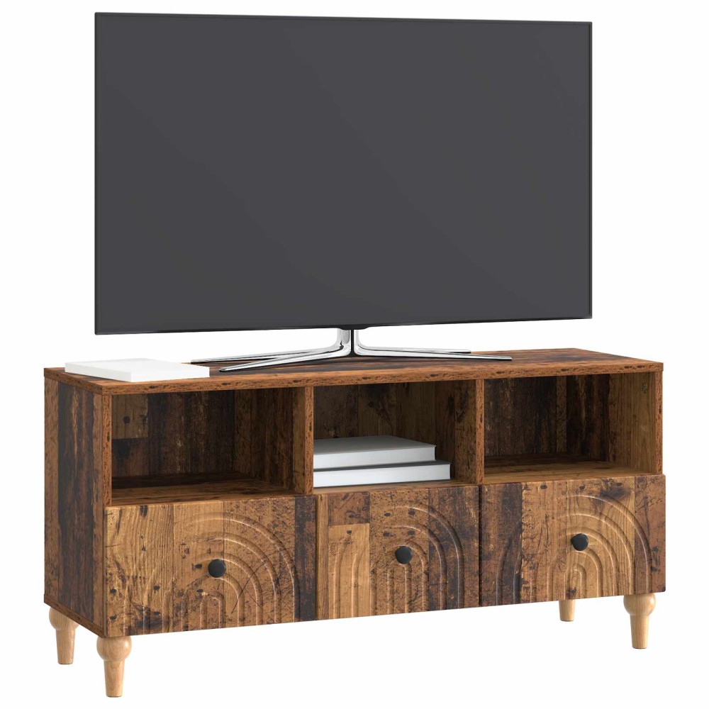 vidaXL Ντουλάπι TV Παλιό ξύλο 102 x 34,5 x 50 εκ.