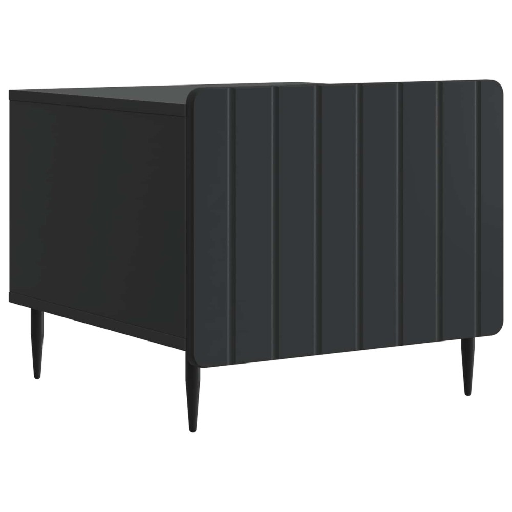 vidaXL Τραπεζάκι σαλονιού Μαύρο 49 x 50 x 42 εκ. Επεξεργασμένο Ξύλο