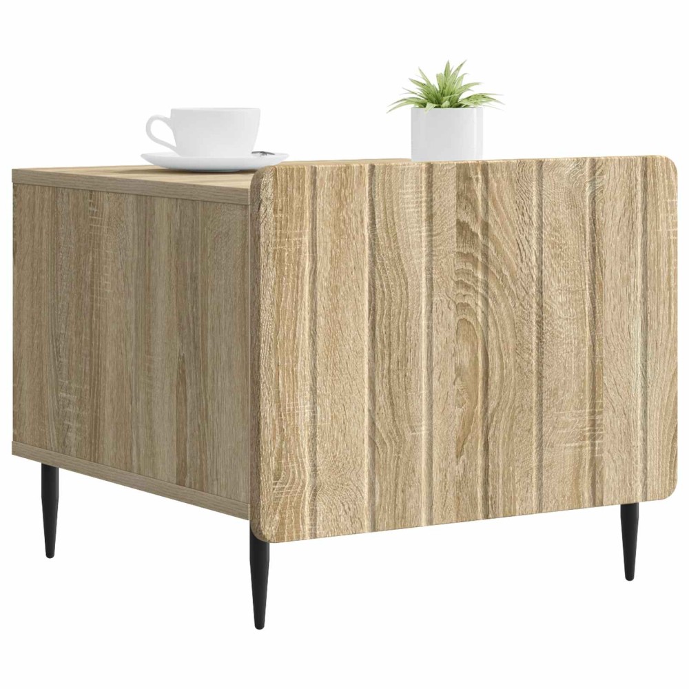 vidaXL Τραπεζάκι σαλονιού με συρτάρι Sonoma Δρυς 49 x 50 x 42 εκ.
