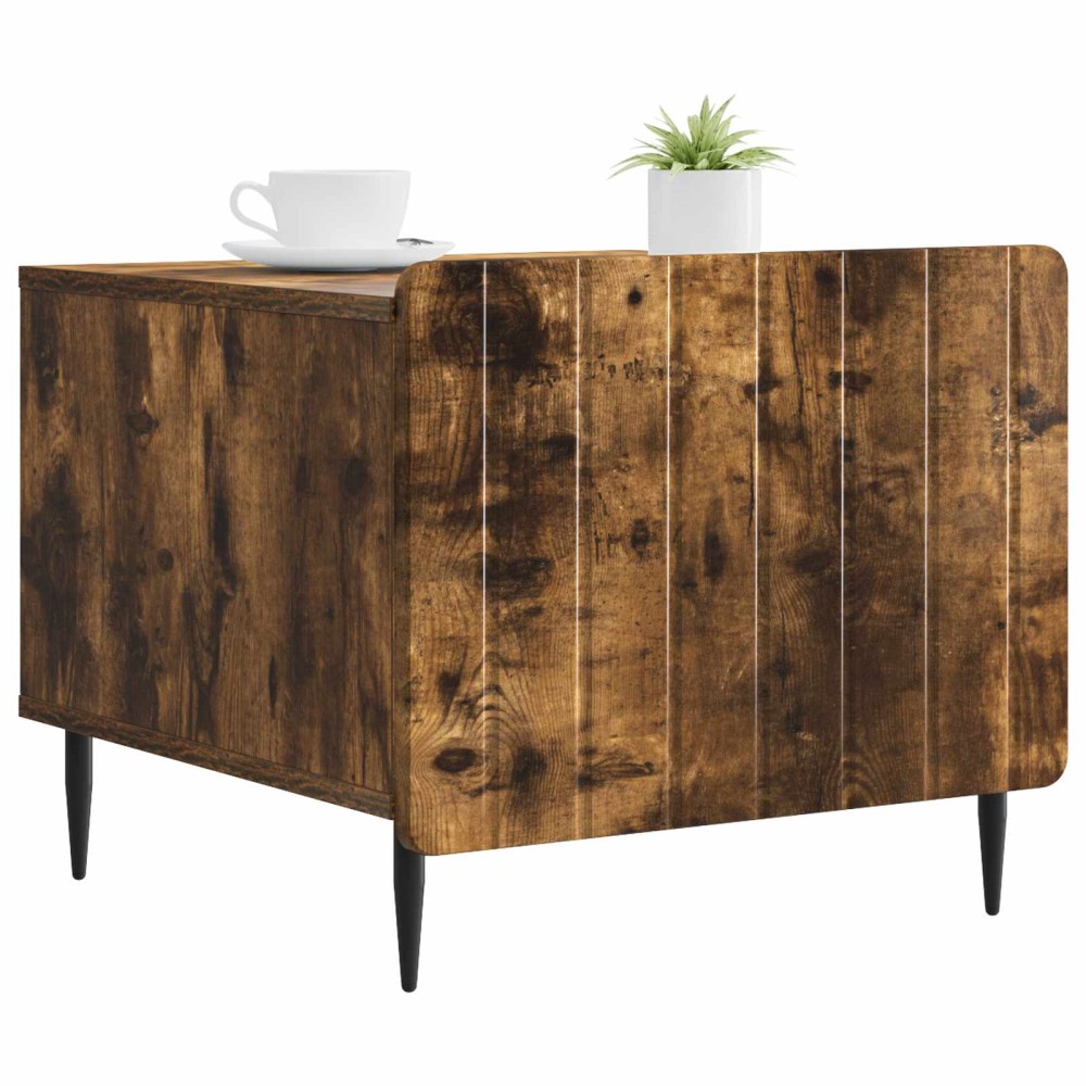 vidaXL Τραπεζάκι σαλονιού Καπνισμένο Ξύλο Δρυός 49 x 50 x 42 εκ.