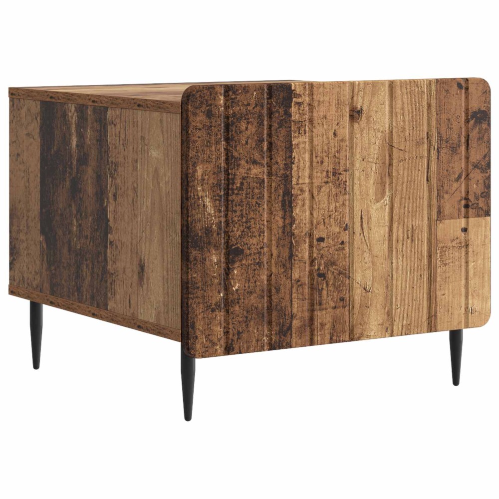 vidaXL Τραπεζάκι σαλονιού με συρτάρι Παλαιωμένο ξύλο 49 x 50 x 42 εκ.