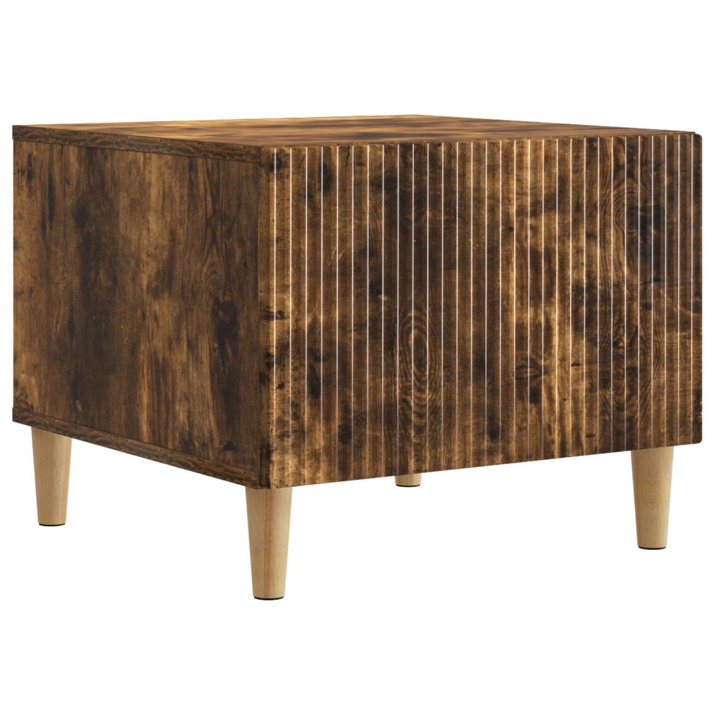 vidaXL Τραπεζάκι σαλονιού Καπνισμένο Ξύλο Δρυός 49 x 50 x 40 εκ