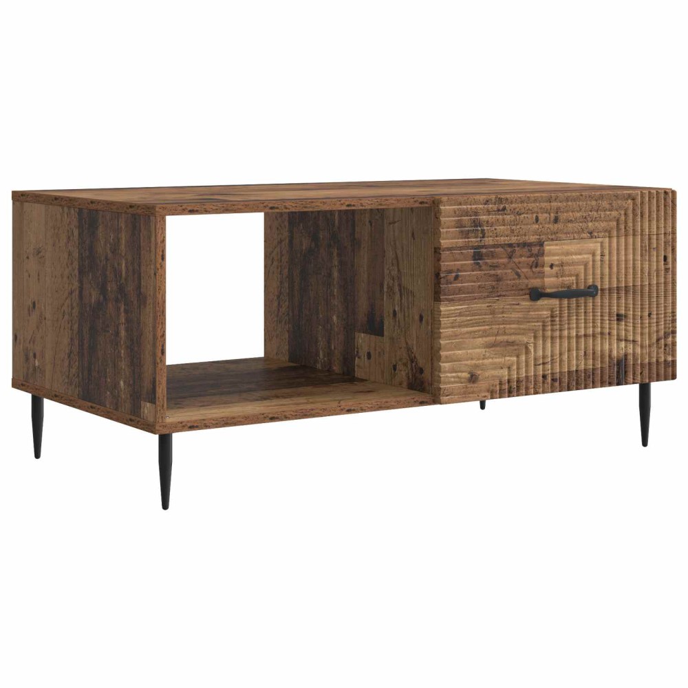 vidaXL Τραπεζάκι σαλονιού Παλαιωμένο ξύλο 90 x 50 x 40 cm
