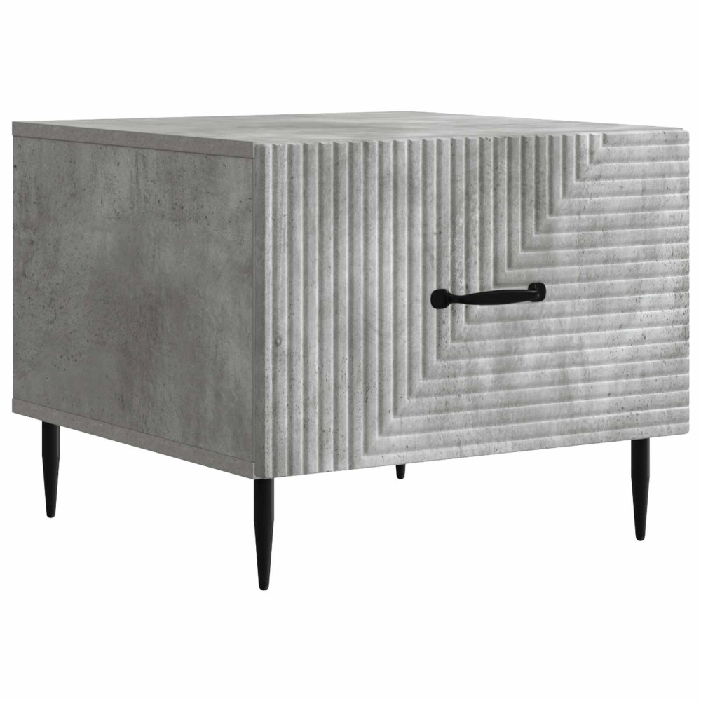 vidaXL Τραπεζάκι σαλονιού με συρτάρι Γκρι Σκυροδέματος 49 x 50 x 40 εκ