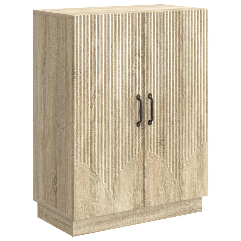 vidaXL Πλαϊνό γραφείο Sonoma Δρυς 66 x 34,5 x 87 εκ.